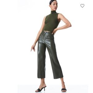 ❤️❤️ ALICE AND  OLIVIA LORINDA VEGAN LEATHER PANT❤️❤️